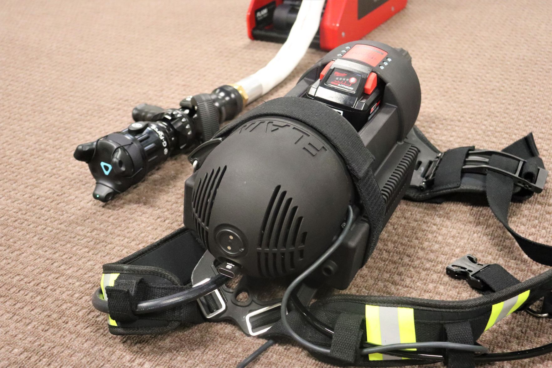 CVTC virtual reality firefighter training